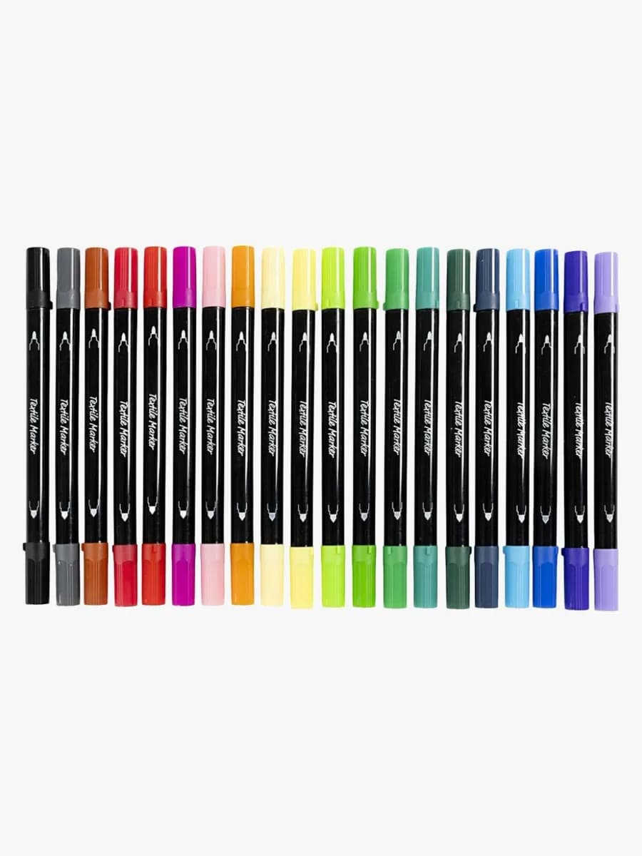 Creativ Company Textilpennor Standardfärger 20 st