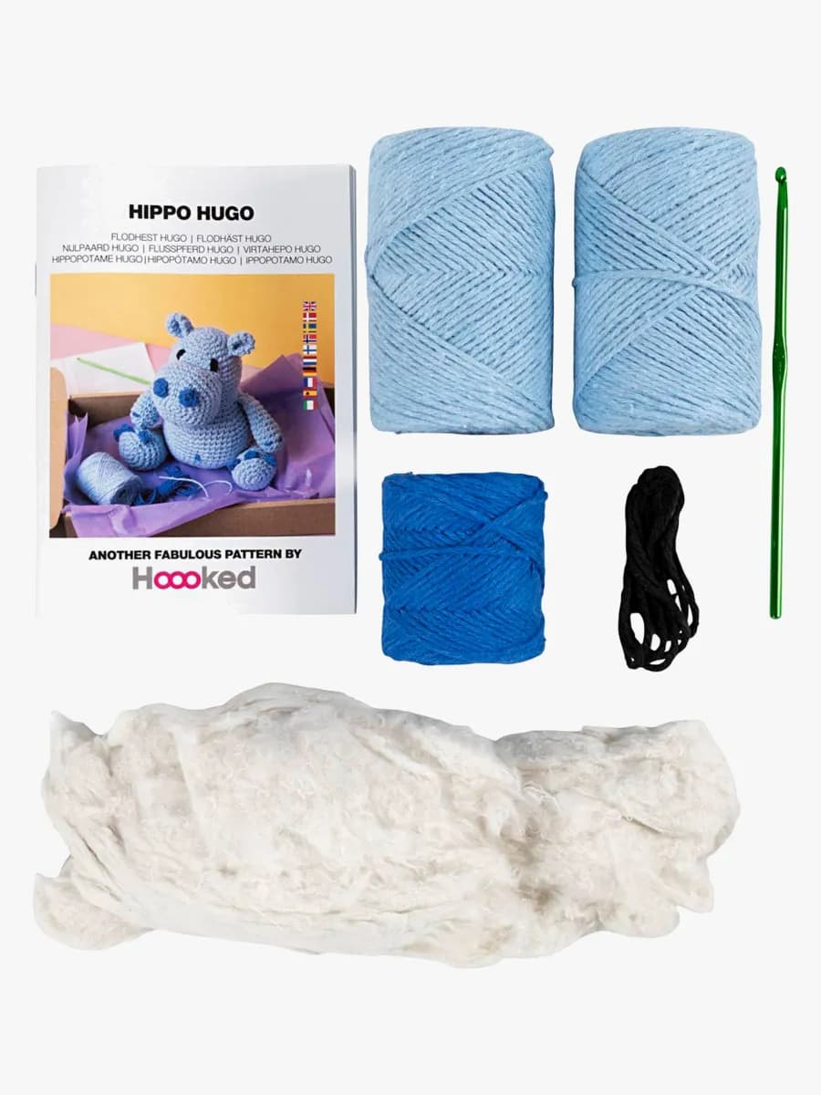 Creativ Company Virkset Amigurumi Flodhäst DIY