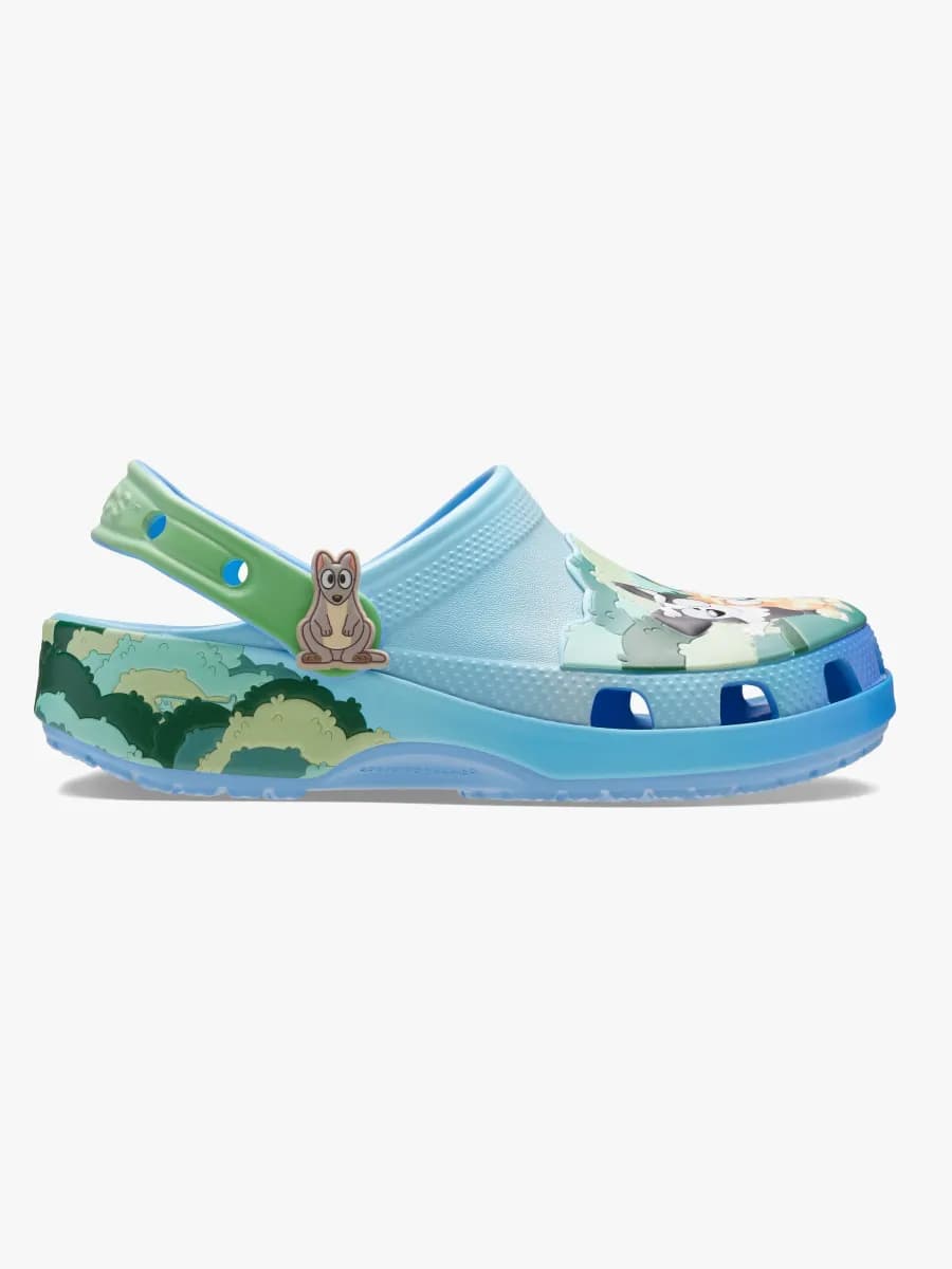 Crocs Bluey Kids Tofflor, Multi, 27-28
