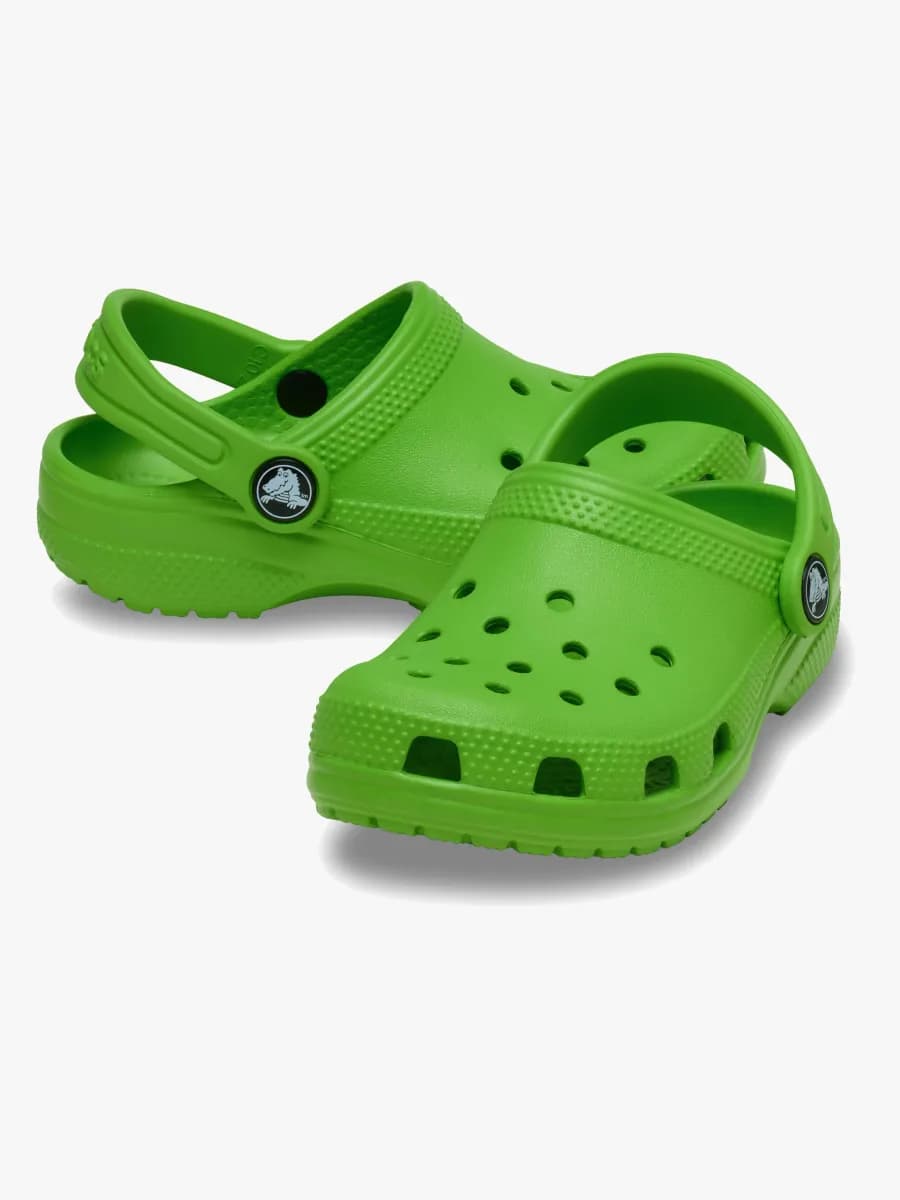 Crocs Classic Kids Tofflor, Grön, 20-21