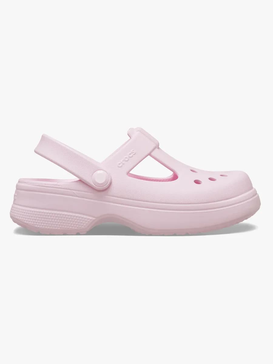 Crocs Classic Mary Jane Tofflor, Pink Milk, 29-30