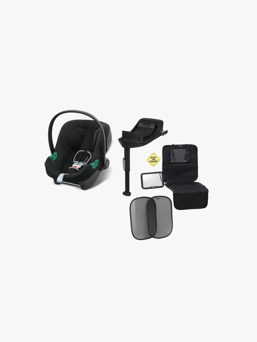 Cybex Aton B2 I-Size med Base One Isofix bas (Volcano Black)