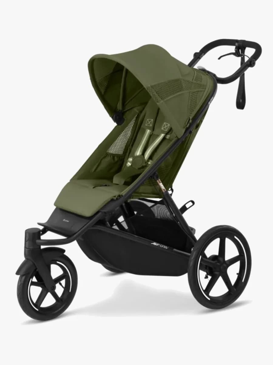Cybex Avi Spin Joggingvagn, Black/Moss Green