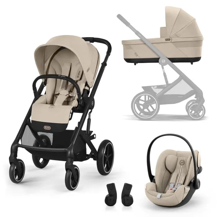 Cybex Balios S Lux Travel Set (Almond Beige)