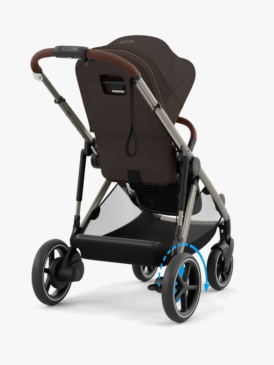 Cybex e-GAZELLE S Sittvagn, Taupe/Chocolate Brown