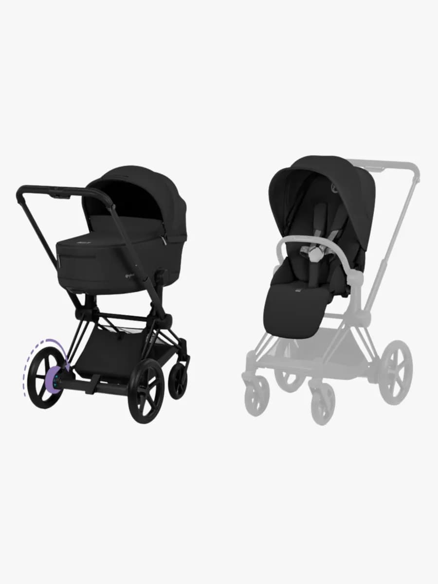 Cybex ePriam Duovagn, Matt Black/Sepia Black