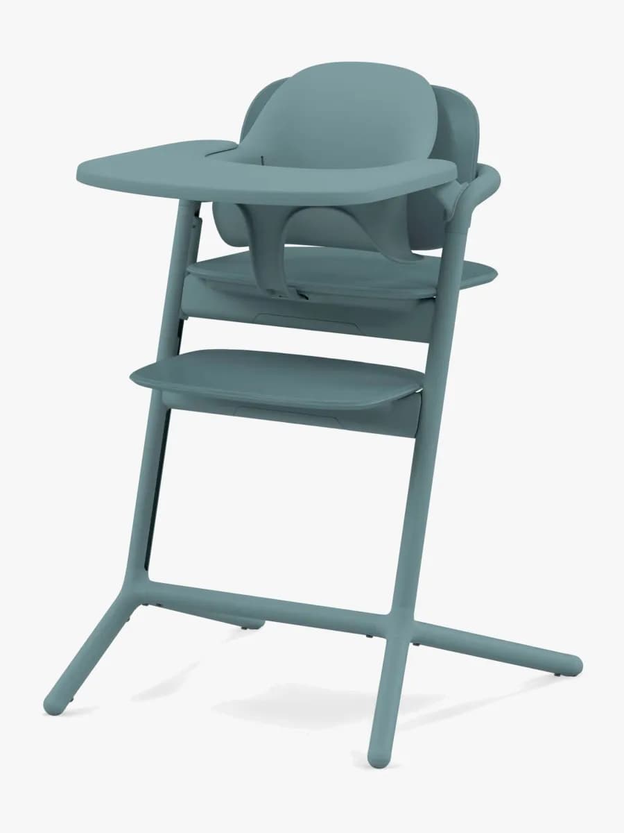 Cybex Lemo 3-in-1 Barnmatstol inkl. Babyset och Bricka, Stone Blue