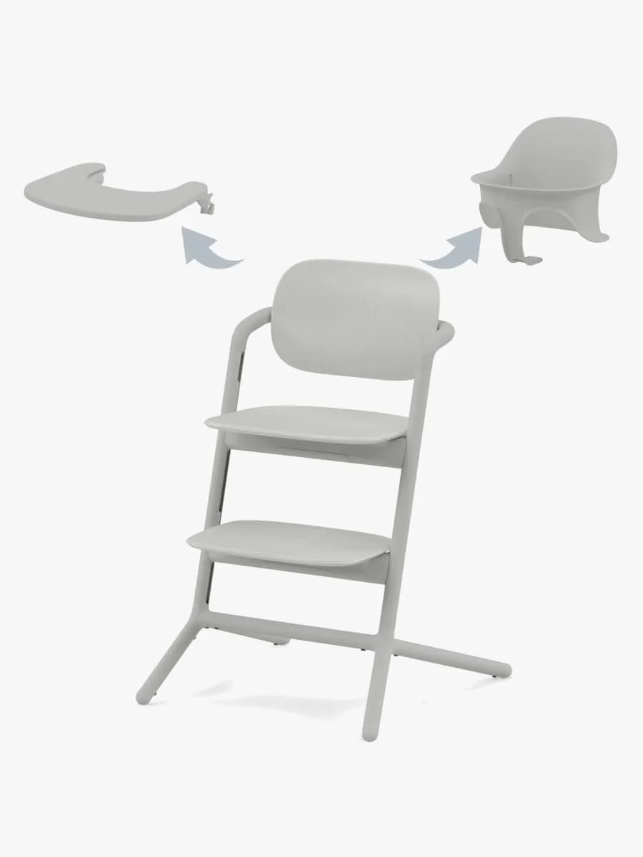 Cybex LEMO 3in1 Matstol inkl. Babyset och Bricka (Suede Grey)