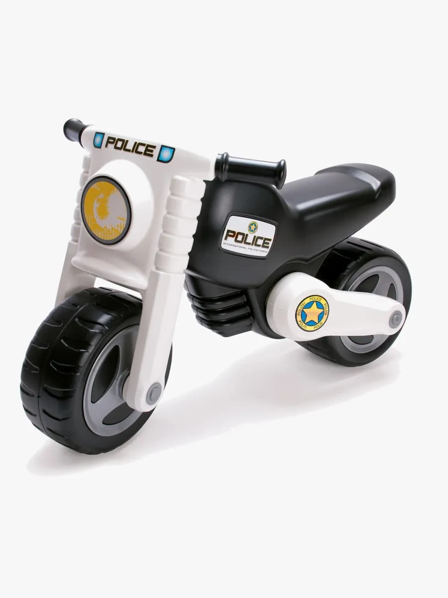 Dantoy Motorcykel Polis, Svart/Vit
