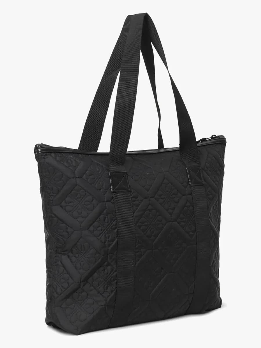 DAY ET Gweneth Floral Quilt Skötväska M, Black