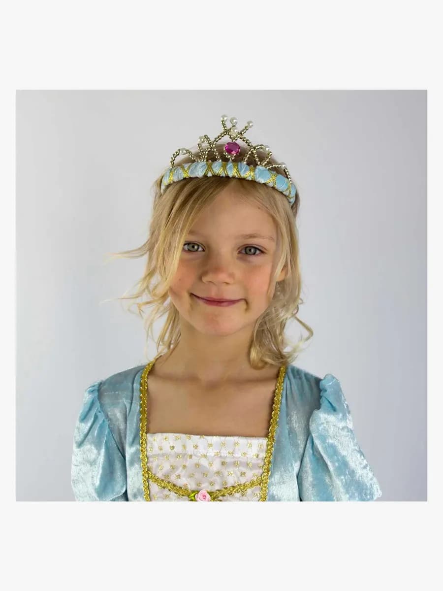 Den Goda Fen Utklädnad Tiara Sammet, Turkos