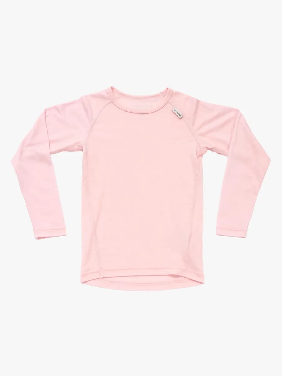Devold Breeze Merino Underställströja Kid, Chalk Pink, 6 år