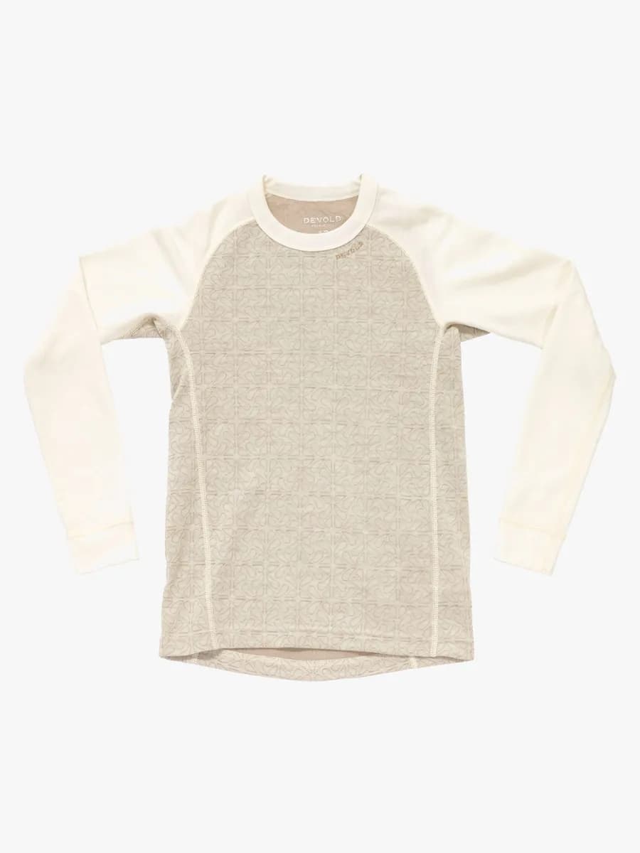 Devold Duo Active Merino Underställströja Jr, Raw White, 14 år