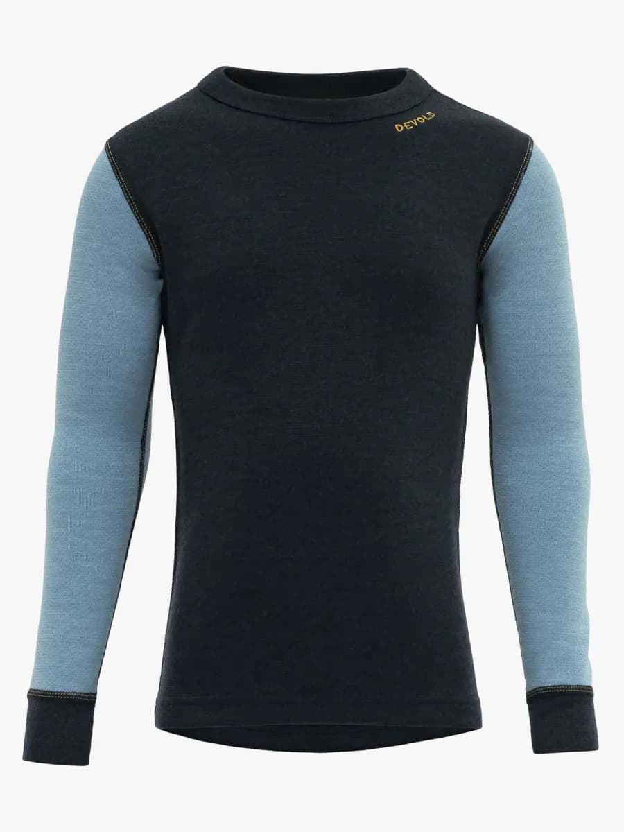 Devold EXPEDITION MERINO SILK SHIRT KID Underställströja, Ink, 2 år