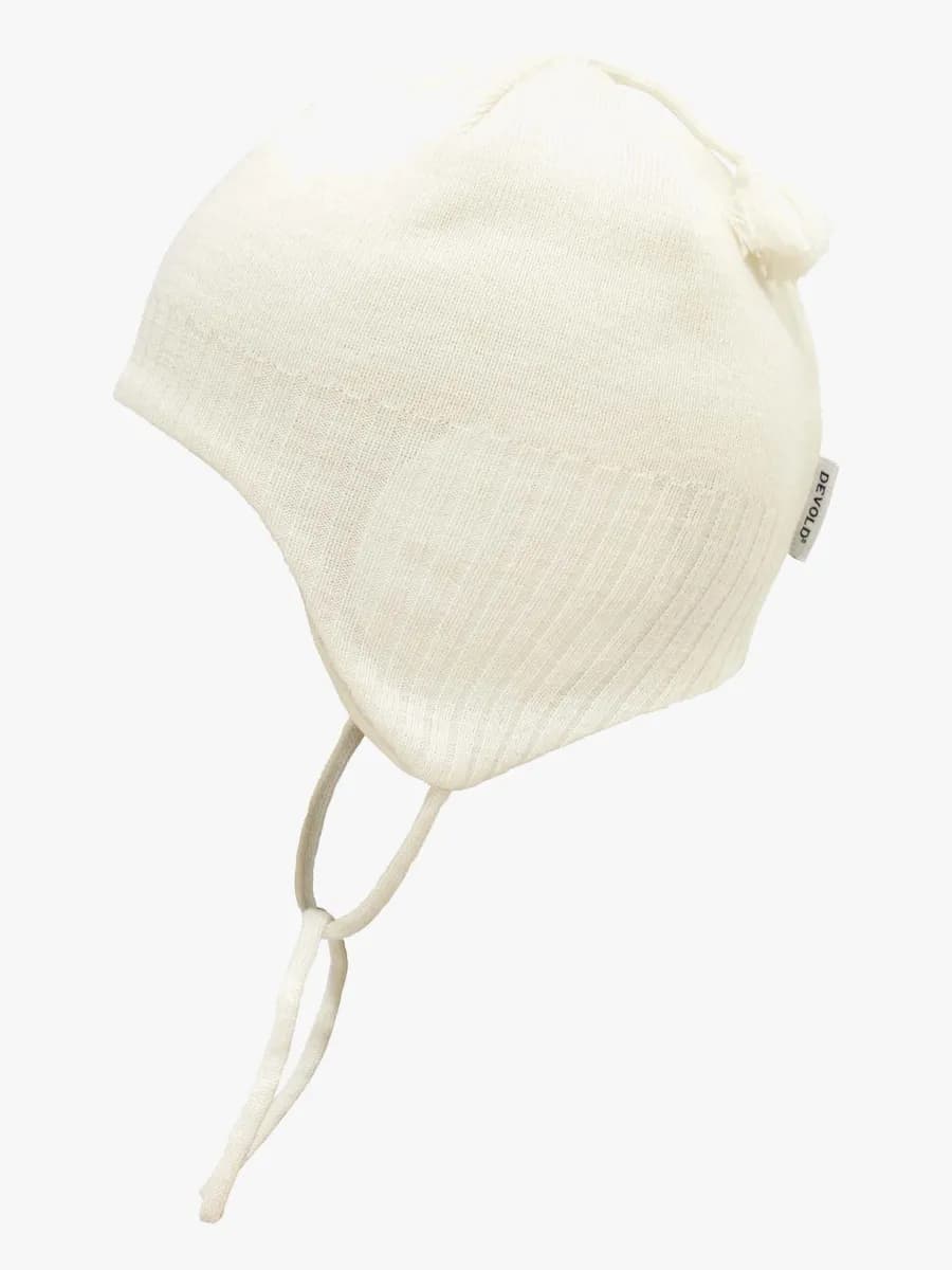 Devold HILDRE MERINO BEANIE BABY Mössa, Offwhite, 50