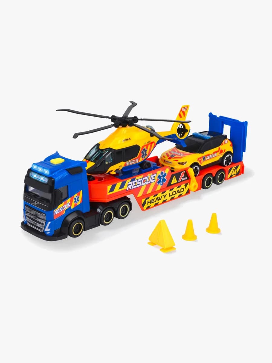 Dickie Toys Räddningstransport med Bil och Helikopter