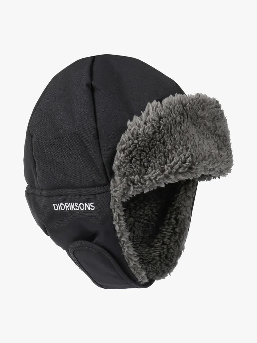 Didriksons Biggles Mössa, Black, 52