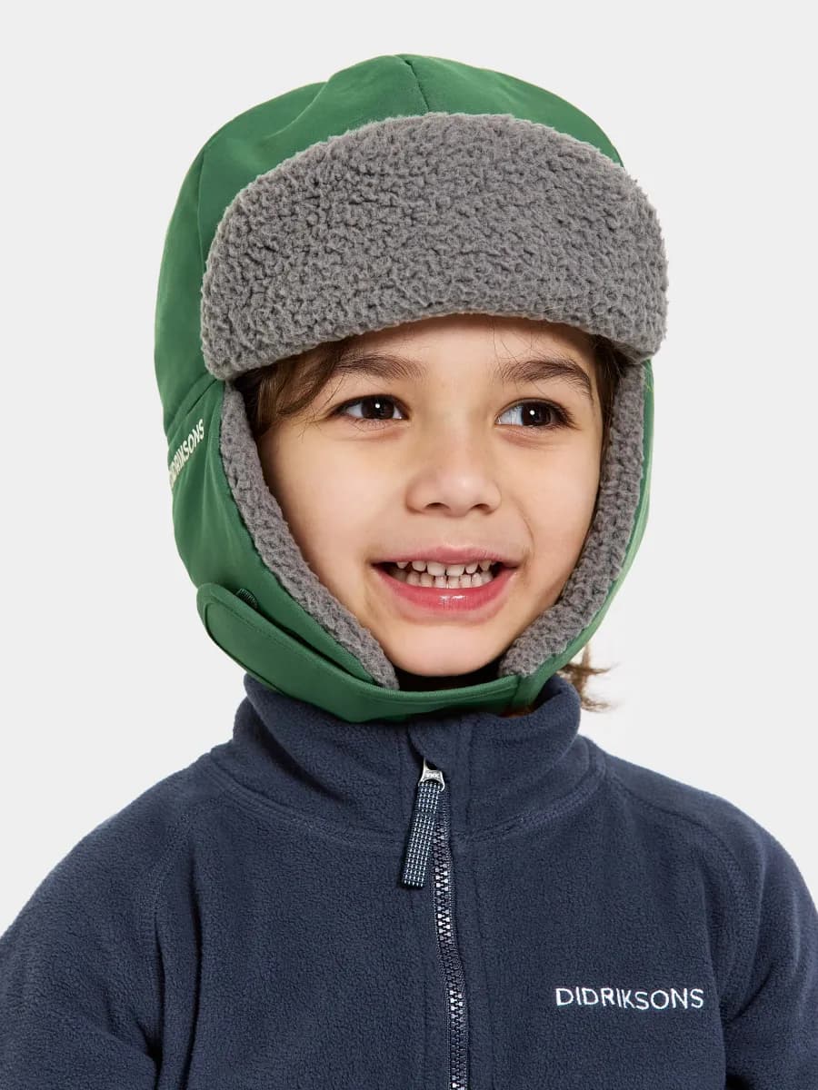 Didriksons Biggles Mössa, Pine Green, 50