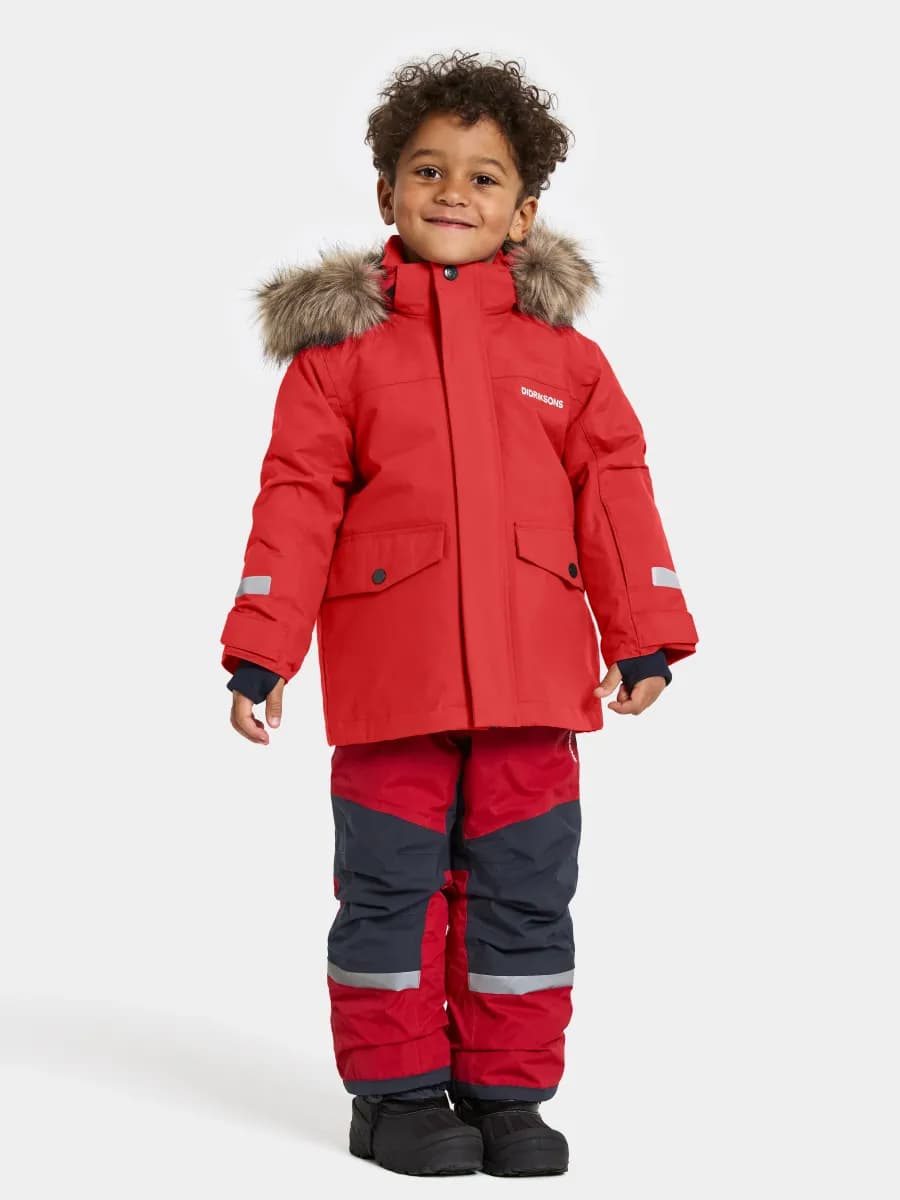 Didriksons Bjärven Vinterjacka, Pomme Red, 110