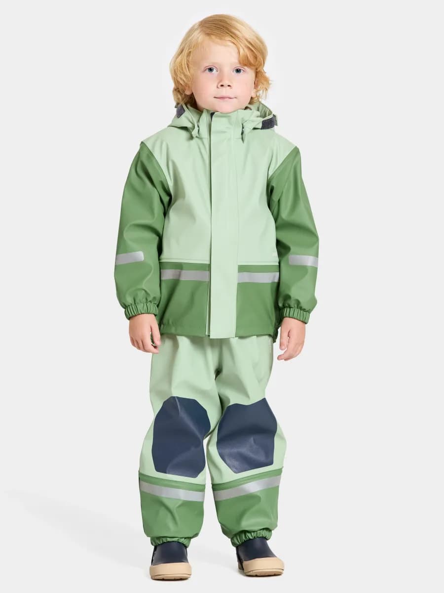 Didriksons Boardman Fodrat Regnställ, Light Algae Green, 80 - Bäst i test