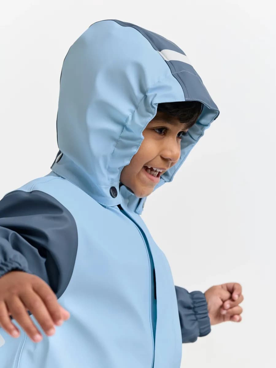 Didriksons Boardman Fodrat Regnställ, Light Sea Blue, 130 - Bäst i test