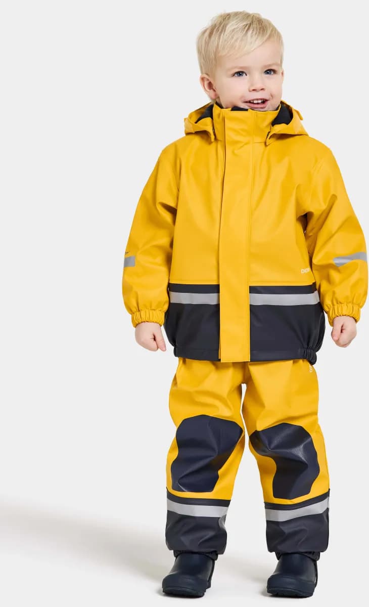 Didriksons Boardman Fodrat Regnställ, Oat Yellow, 80 - Bäst i test