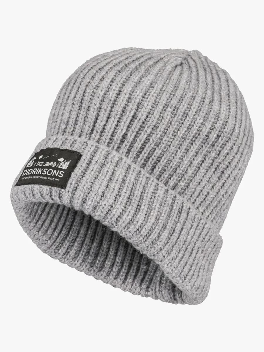 Didriksons Bus Mössa, Grey Melange, 48/50