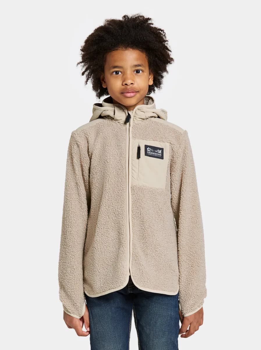 Didriksons Exa Pilejacka, Beach Beige, 130