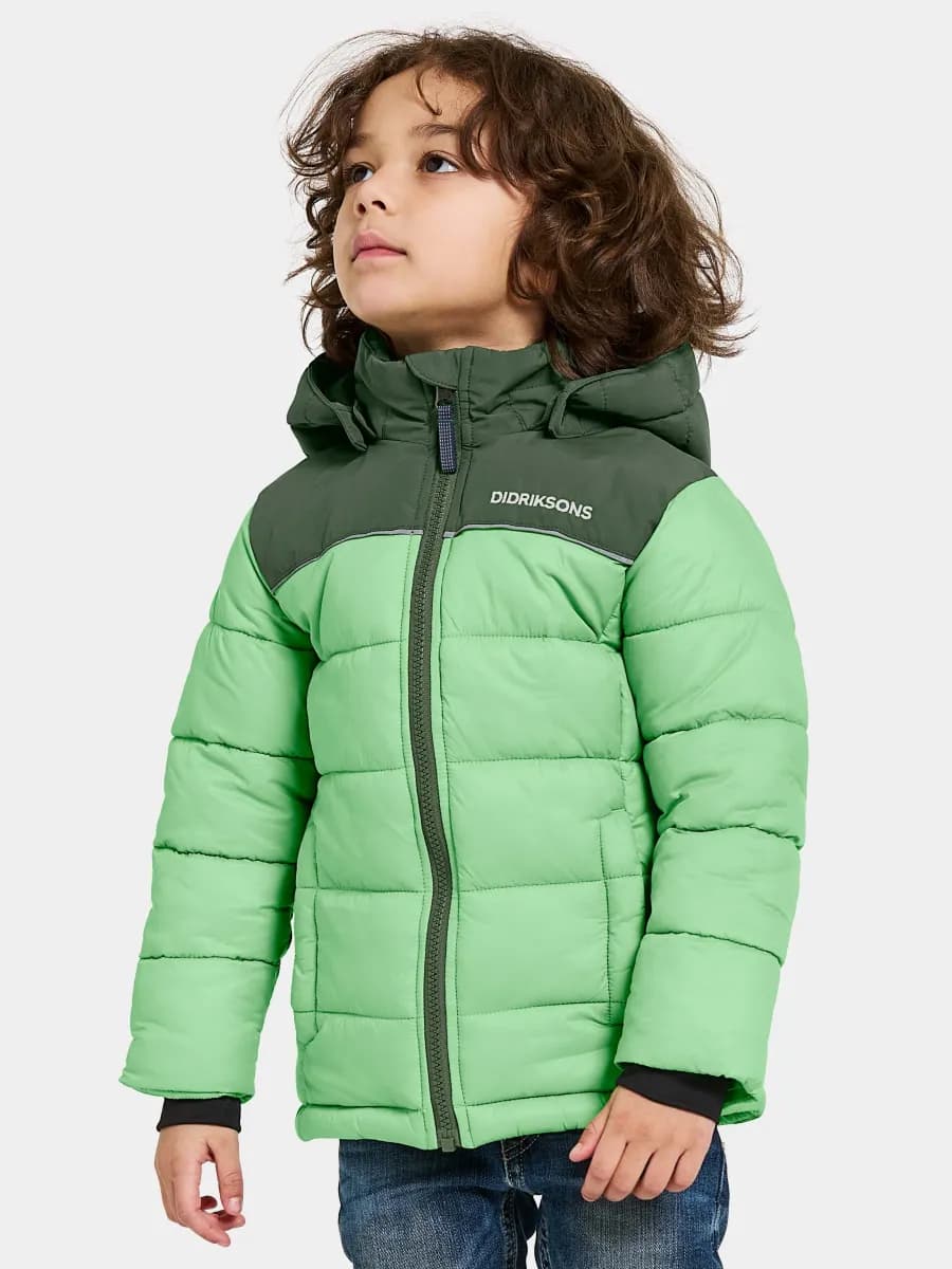 Didriksons Fox Vinterjacka, Dusty Lime, 100