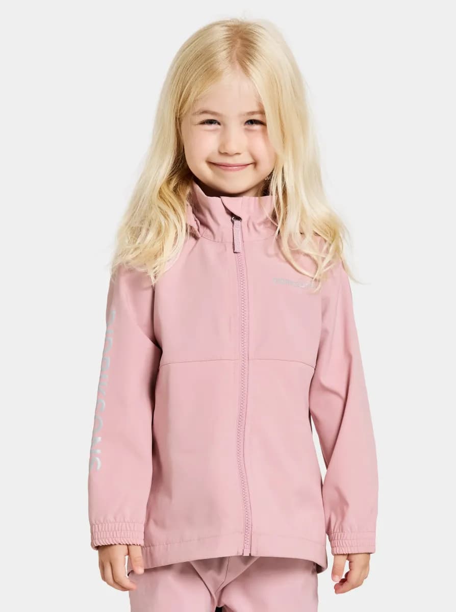 Didriksons  Hallon Vindjacka, Soft Pink, 110
