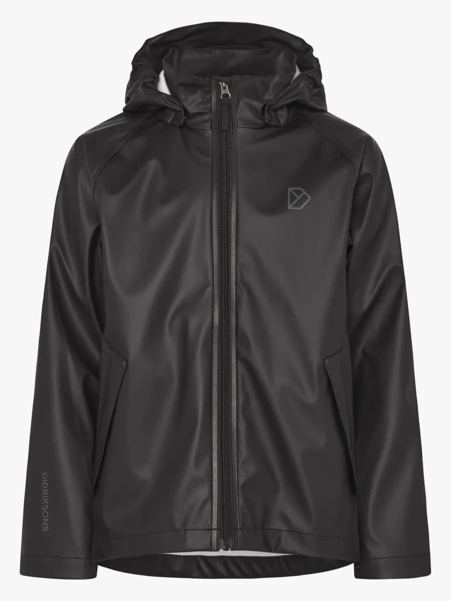 Didriksons Hepta Regnjacka, Black, 170