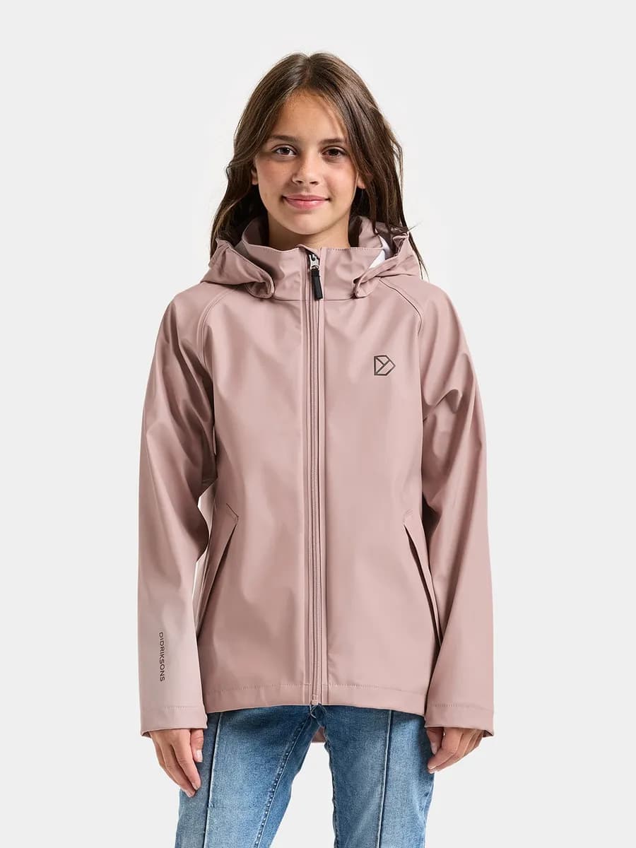 Didriksons Hepta Regnjacka, Vintage Pink, 150