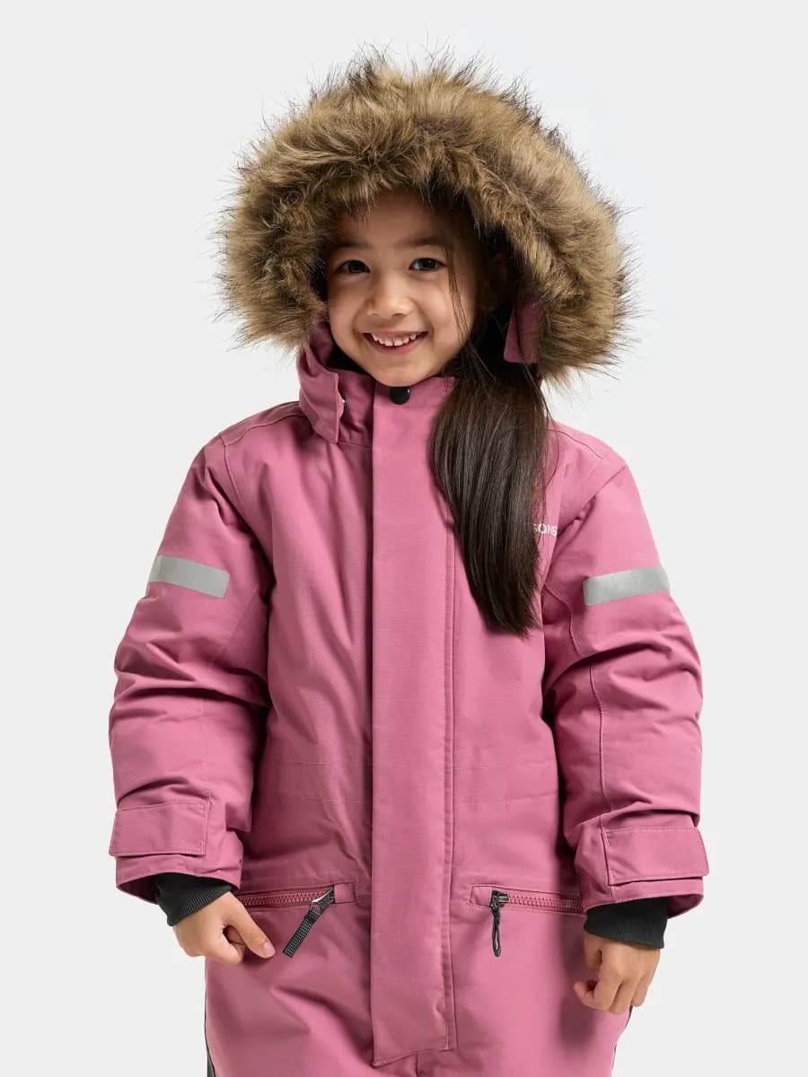 Didriksons Migisi Vinteroverall, Heather Pink, 80