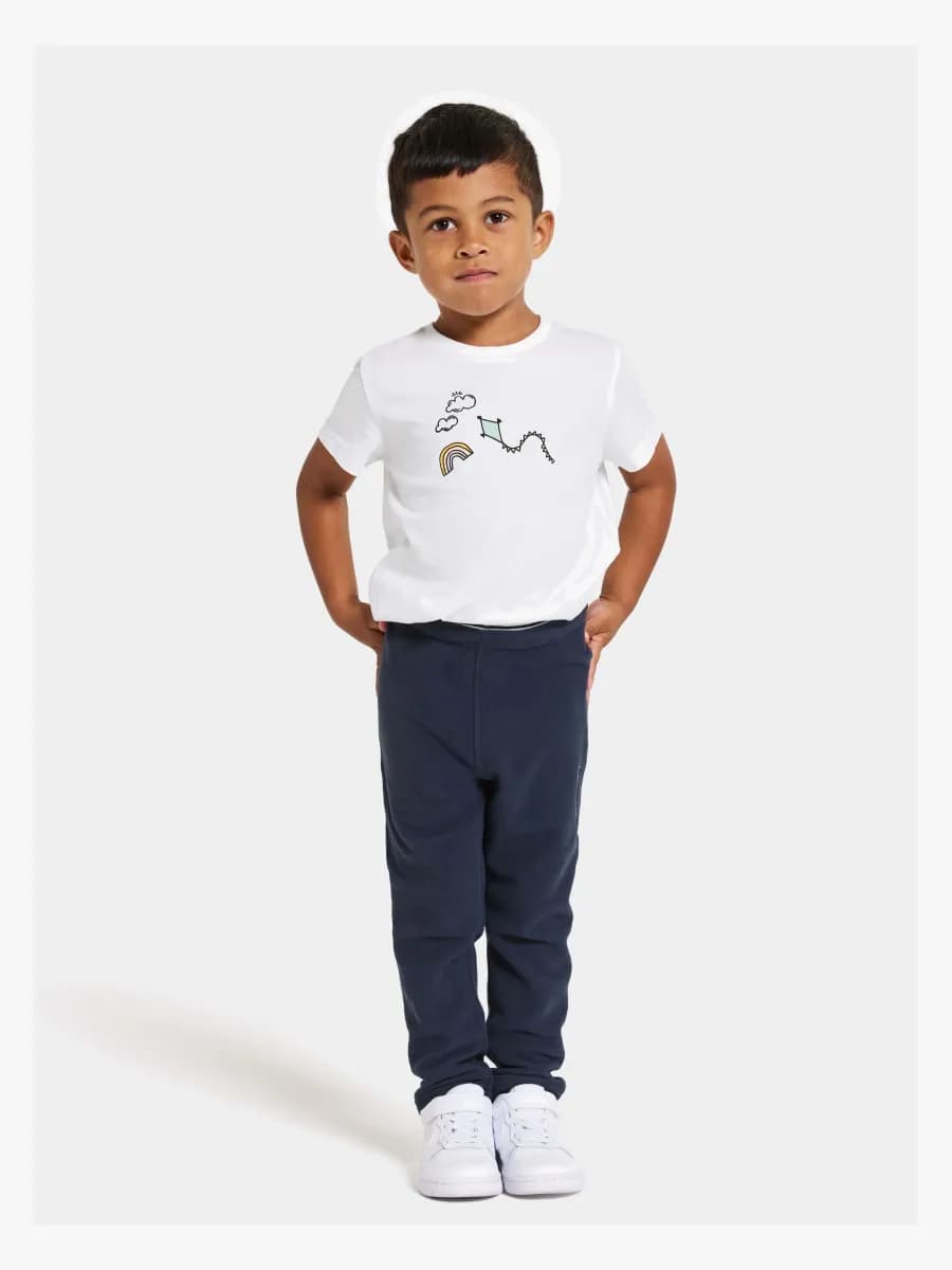 Didriksons Monte Fleecebyxor, Navy, 120