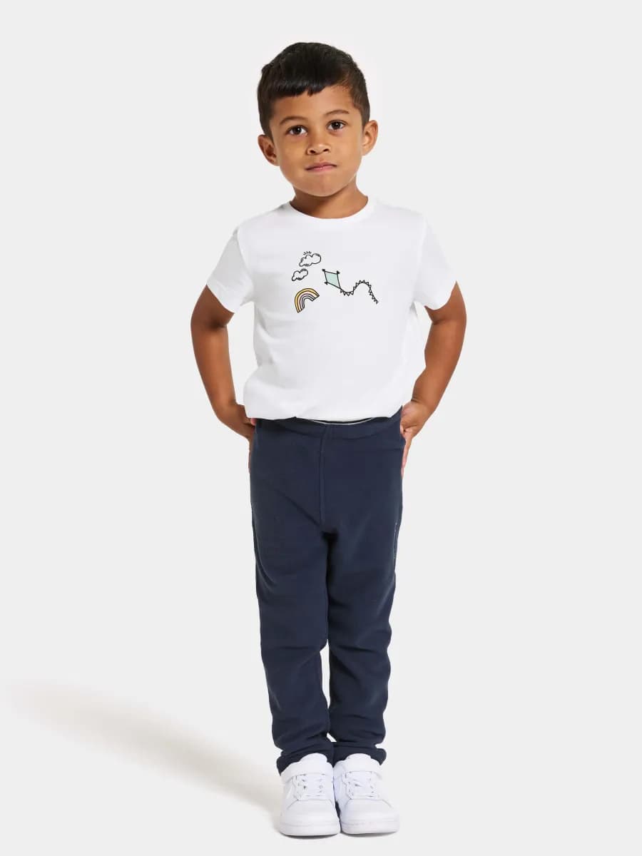 Didriksons Monte Fleecebyxor, Navy, 120