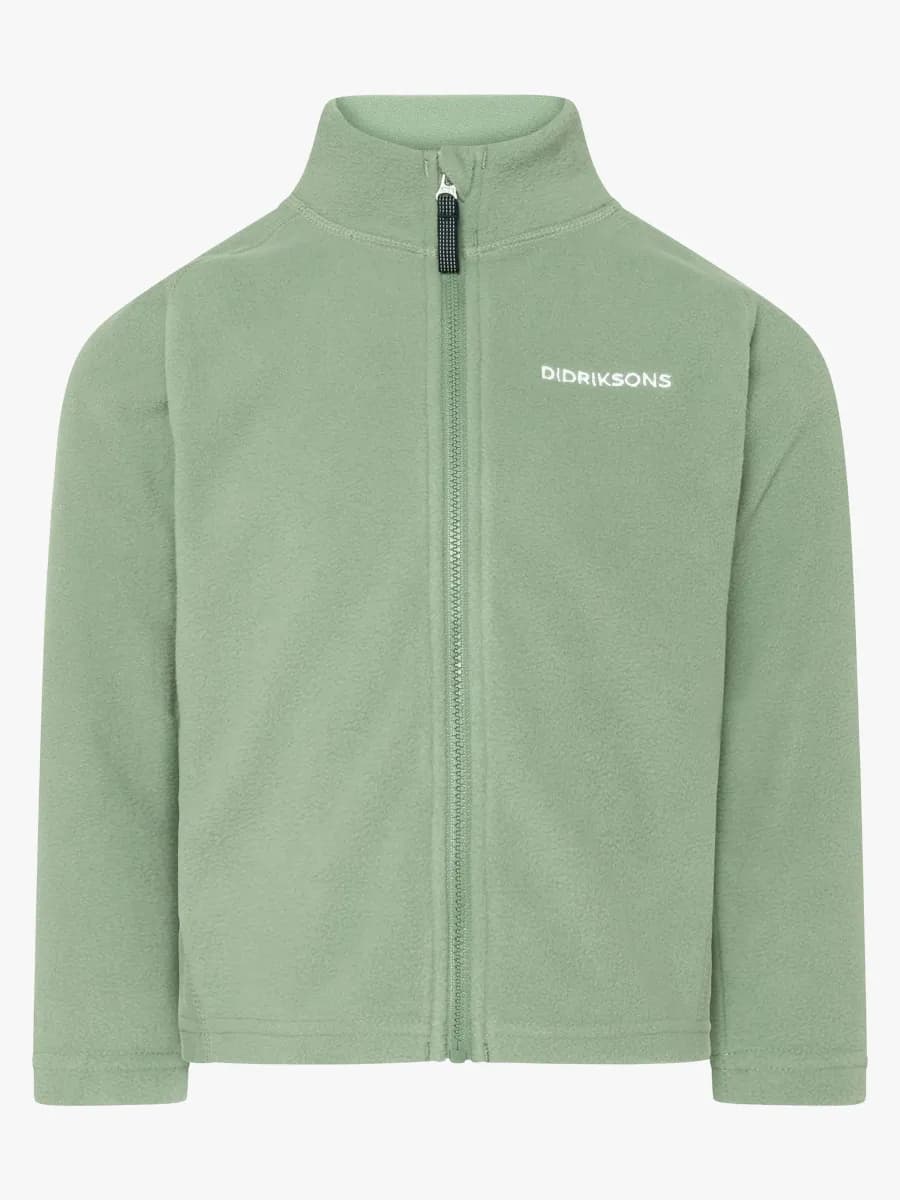 Didriksons Monte Fleecejacka, Light Moss, 100