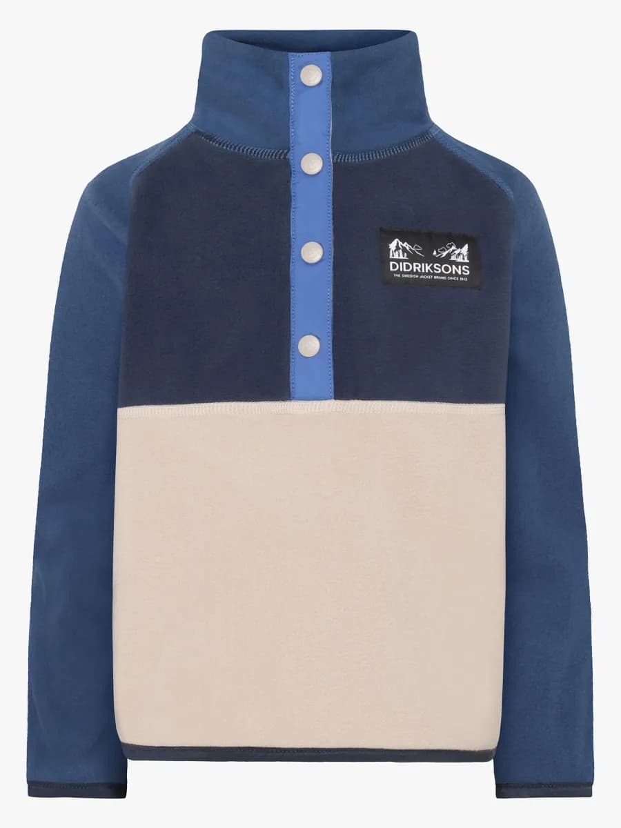 Didriksons Monte Fleecetröja, Beach Beige, 110