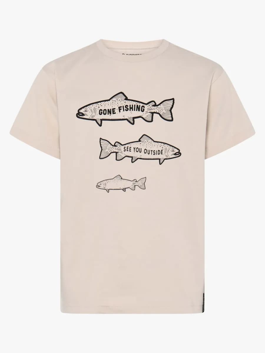 Didriksons Mynta T-shirt, Sand beige, 140