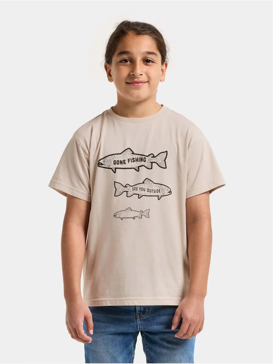 Didriksons Mynta T-shirt, Sand beige, 140