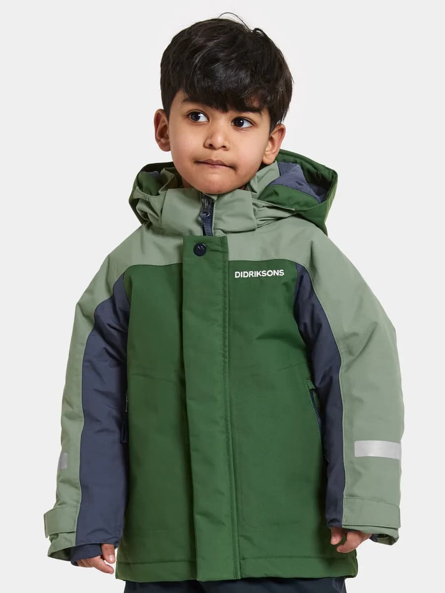 Didriksons Neptun Vinterjacka, Pine Green, 130