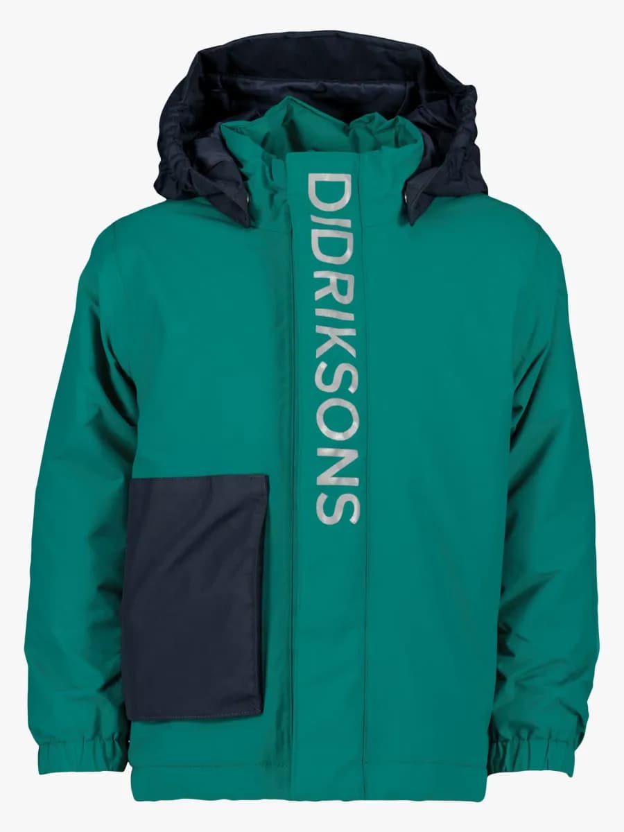 Didriksons Rio Vinterjacka, Petrol Green, 80