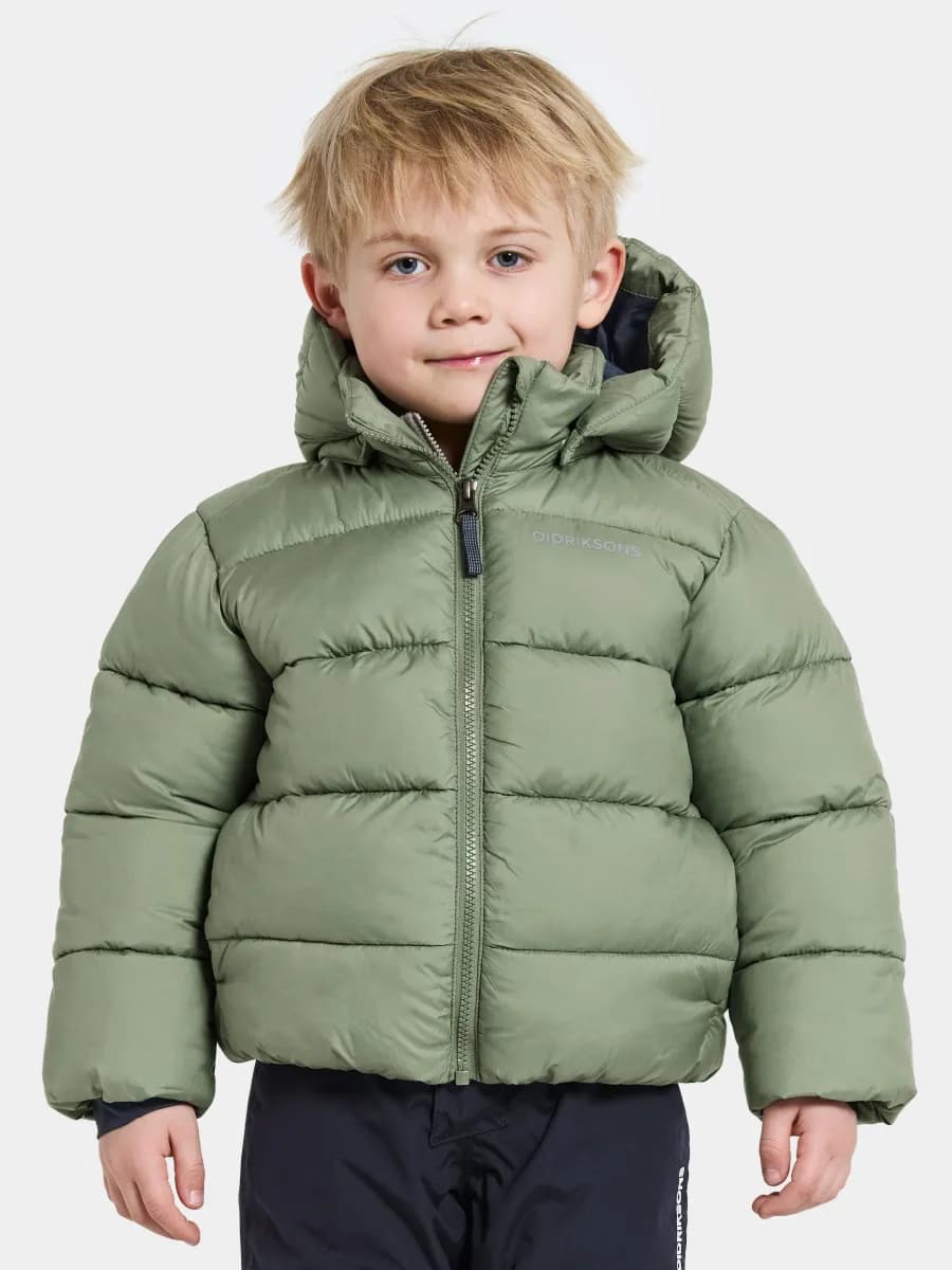 Didriksons Roxen Vinterjacka, Light Moss, 130
