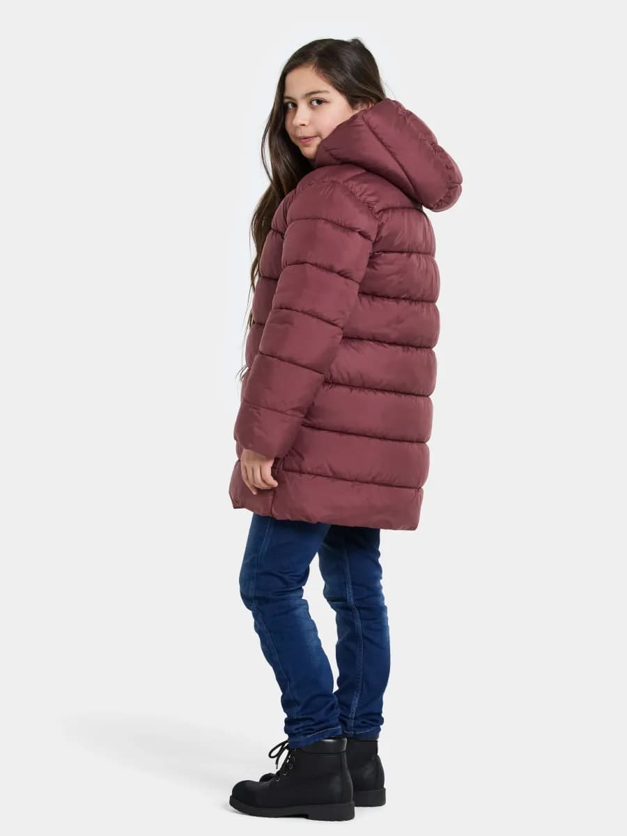 Didriksons Scoria Puffjacka, Anemon Red, 120