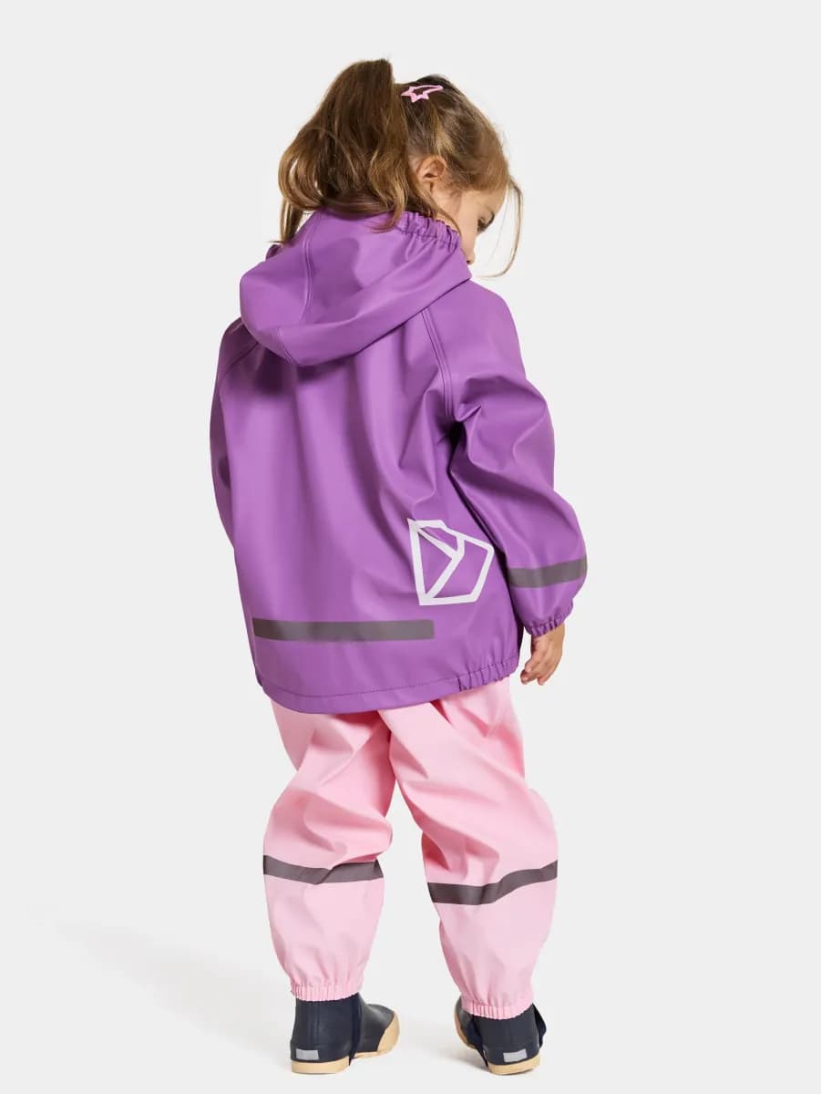 Didriksons Slaskeman Regnställ, Tulip Purple, 80 - Bäst i test