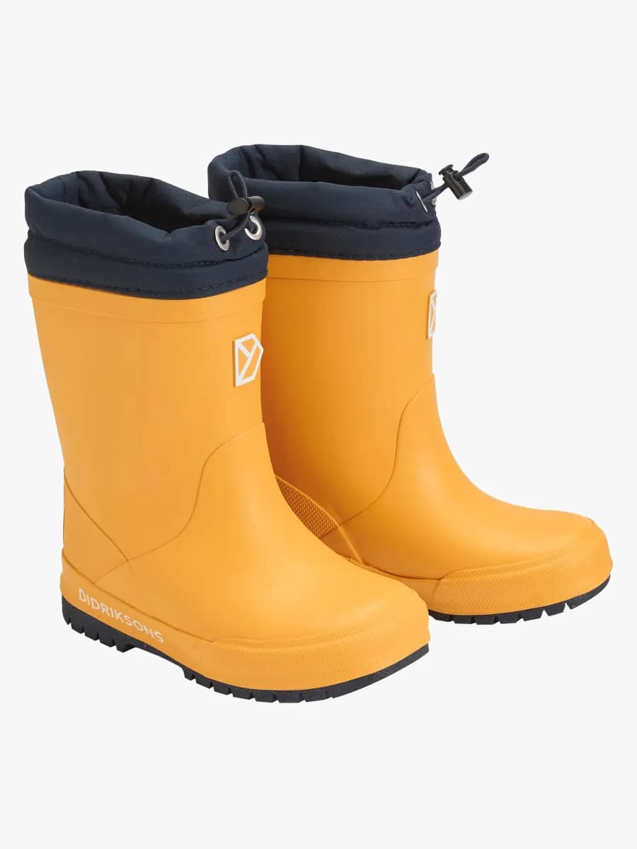Didriksons Slush Fodrade Gummistövlar, Oat Yellow, 33