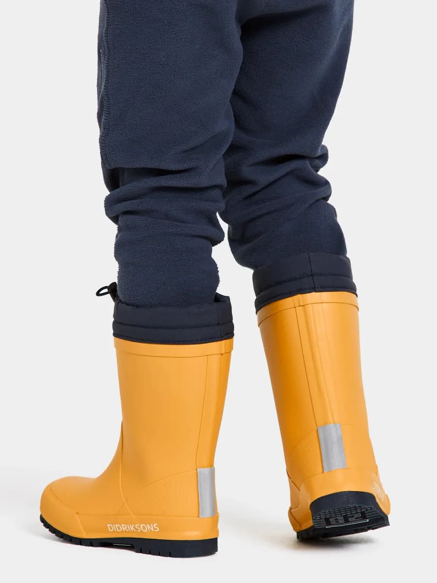 Didriksons Slush Fodrade Gummistövlar, Oat Yellow, 33