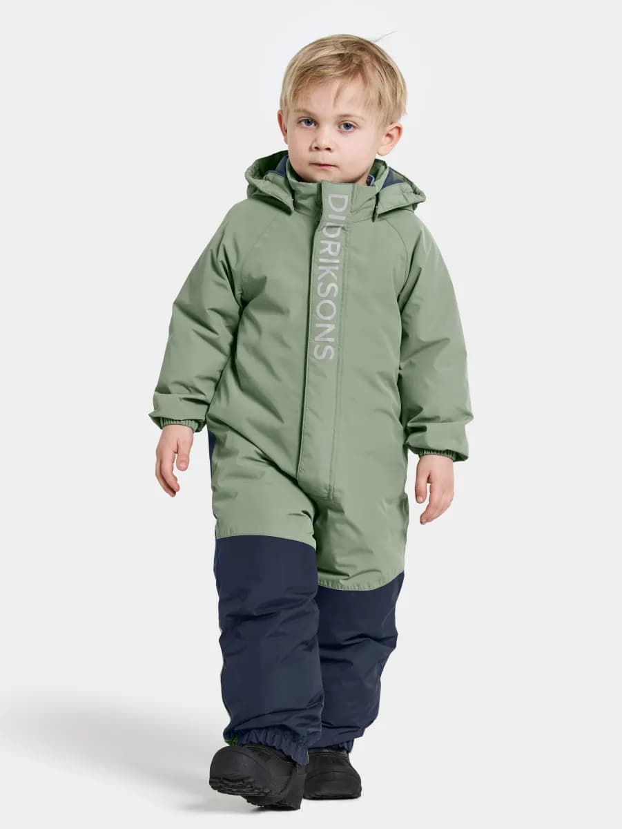 Didriksons Talvi Overall, Light Moss, 120