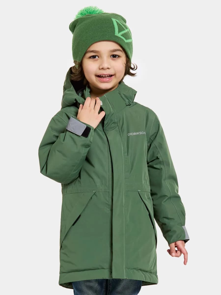 Didriksons Tundran Vinterjacka, Pine Green, 90