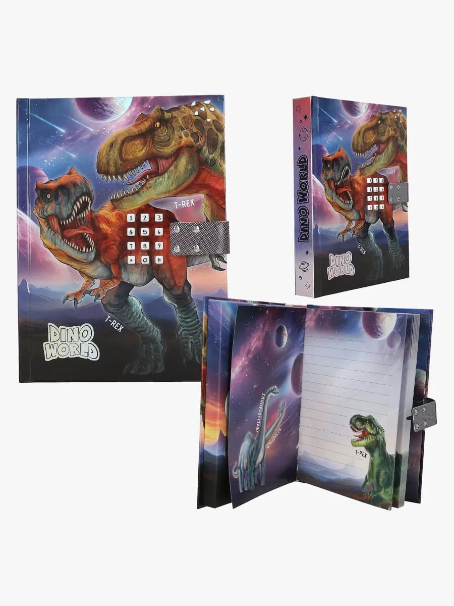 Dino World Dagbok med Kod &  Musik