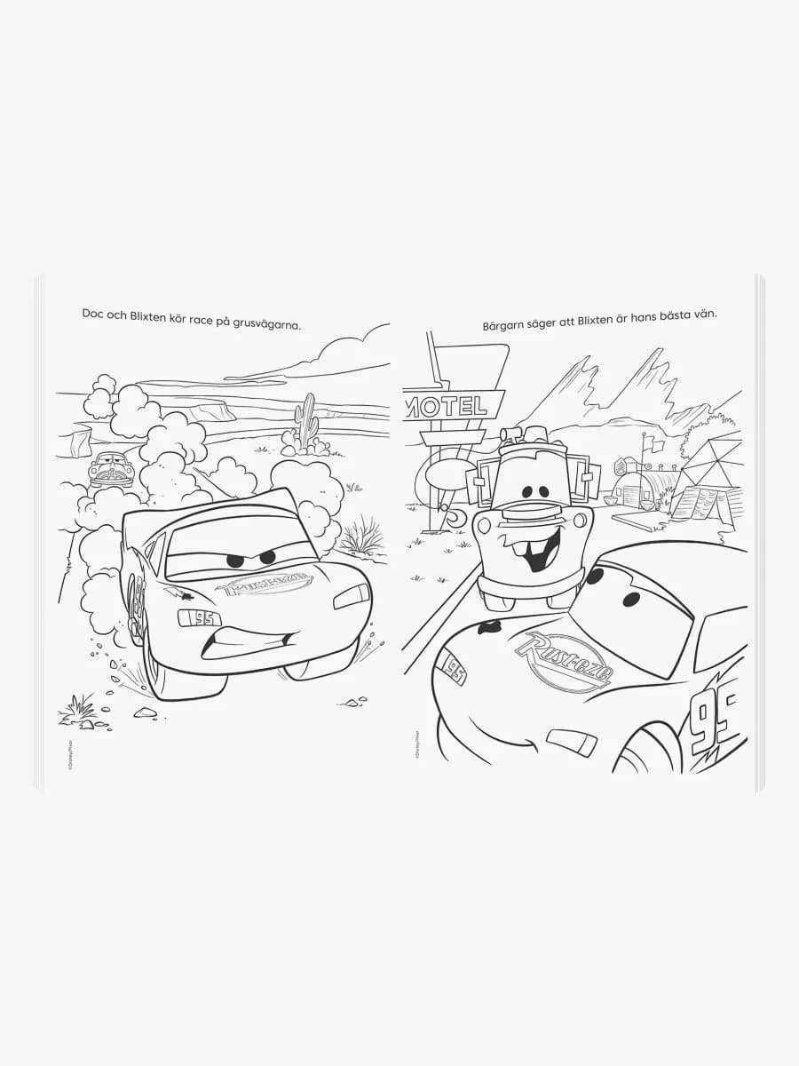 Disney Cars Målarbok